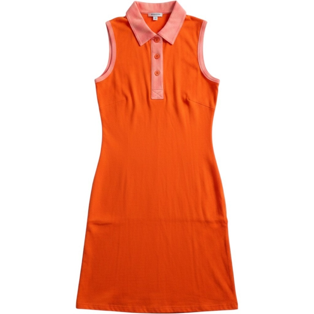 Spartina 449 Womens XL Sleeveless Cotton Polo Dress 1/4 Zip Preppy Golf Resort